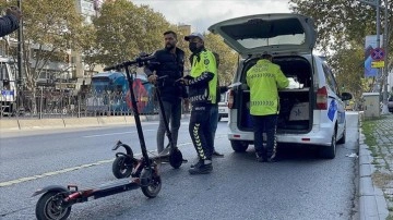 İstanbul'da bazı ilçelerde elektrikli skuterlerin hızı düşürüldü