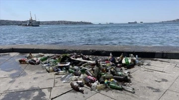İstanbul'da deniz dibi temizliği yapıldı