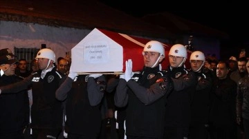 İstanbul'da şehit olan polis memuru Cihat Ermiş, Ankara'da son yolculuğuna uğurlandı