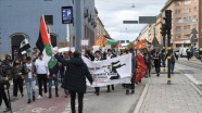 İsveç&#039;te İsrail&#039;in Filistin&#039;e yönelik saldırıları protesto edildi