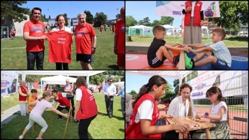 İsviçre'deki Türk toplumu gençlik ve spor festivalinde bir araya geldi