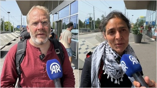 İsviçreli aktivistler, "Küresel Gazze Yürüyüşü"ne katılmak üzere Mısır'a doğru yola ç