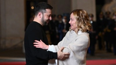 İtalya Başbakanı Meloni, Ukrayna Devlet Başkanı Zelenskiy ile g&ouml;r&uuml;şt&uuml;