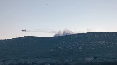 İzmir'de &ccedil;ıkan orman yangını kontrol altına alındı