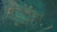 İznik&#039;teki bazilikada yapılan arkeolojik çalışmalar su altından ve havadan görüntülendi