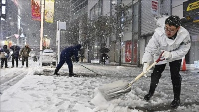 Japonya'da şiddetli kış şartlarından kaynaklanan can kayıplarının sayısı 46'ya y&uuml;kseldi