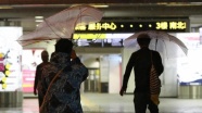 Japonya'da Trami tayfunu hayatı felç etti
