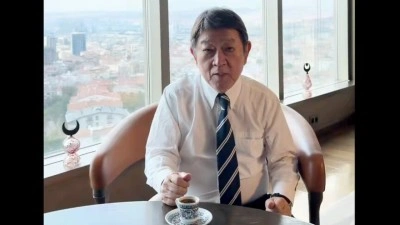 Japonya Dışişleri Bakanı Motegi: T&uuml;rk kahvesi, i&ccedil;ildikten sonra keyif vermeye devam etmesiyle de benzersiz