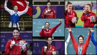 Kadın milli sporcular, uluslararası şampiyonalarda ge&ccedil;en yıl 4 bin 827 madalya kazandı