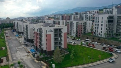 Kahramanmaraş'ta yerinde d&ouml;n&uuml;şen konutlarda ilk bayram heyecanı