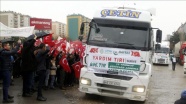 Kahramanmaraş'tan Suriye'ye 47 tırlık yardım konvoyu