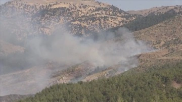 Kahramanmaraş'ın Onikişubat ilçesinde çıkan orman yangını kontrol altına alındı