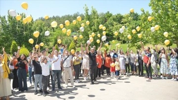 Kahramanmaraş'ta depremzede öğrenciler için mezuniyet töreni düzenlendi