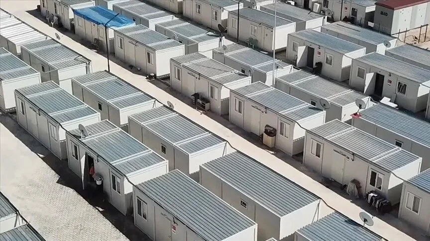 Kahramanmaraş'taki konteyner kentlerde yaşayan depremzede sayısı 38 bine ulaştı