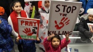 Kanada'da Suriyeli mültecilerden 'Halep' protestosu