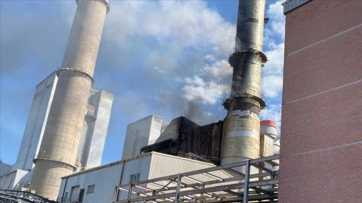 Kangal Termik Santrali'nde yangın çıktı