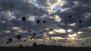 Kapadokya'da sıcak hava balonu düştü