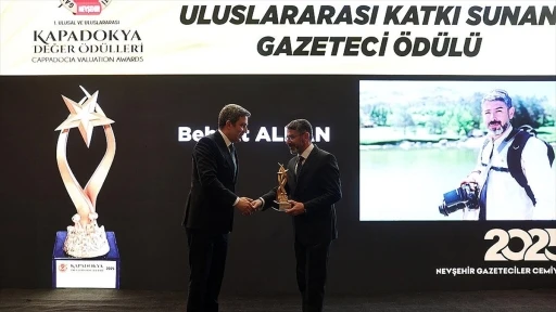 'Kapadokya Değer &Ouml;d&uuml;lleri' sahiplerine verildi