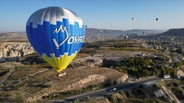 Kapadokya'da üretilen 100. yerli sıcak hava balonu testi geçti