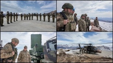 Kara Kuvvetleri Komutanı Orgeneral Bayraktaroğlu, Irak sınırındaki birlikleri denetledi