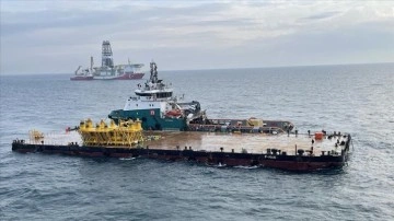 Karadeniz gazını ana boru hattına bağlayacak toplama haznesi "Çepni" denize indirildi