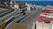 Karadeniz Sahil Yolu&#039;nun Trabzon geçişinde trafiği rahatlatacak projenin yüzde 60&#039;ı tamamlandı