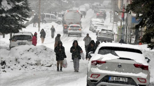 Kars'ta kar yağışı etkisini sürdürüyor