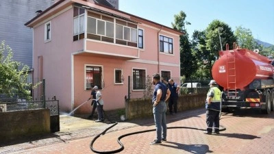 Kastamonu'da su baskınının ardından ekiplerin &ccedil;alışması s&uuml;r&uuml;yor