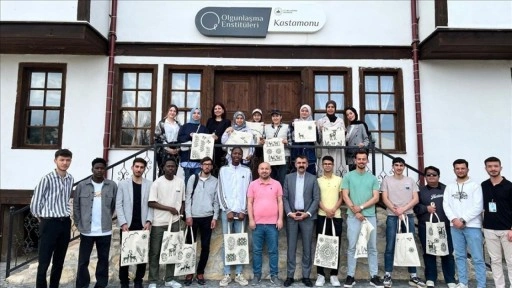 Kastamonu'da yabancı uyruklu öğrenciler bölge kültürünü tanıma fırsatı buldu