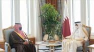 Katar Emiri Al Sani, Suudi Arabistan İçişleri Bakanı&#039;yla ikili ilişkilerin geliştirilmesini görüştü
