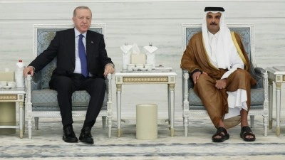 Katar Emiri Şeyh Temim, babası Şeyh Hamed&rsquo;ın vefatı dolayısıyla taziyeleri kabul etti