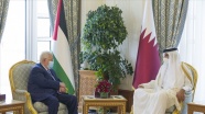 Katar Emiri ve Mahmud Abbas Filistin&#039;deki gelişmeleri görüştü