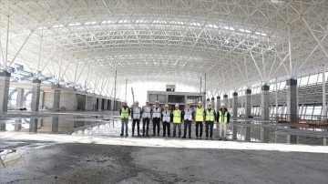 Kayseri'de 8 milyon yolcu kapasiteli havalimanı inşaatında çalışmalar sürüyor