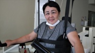 Kaza sonucu yürüme yetisini kaybeden Kırgız kadın, Bursa&#039;da yeniden ayağa kalktı