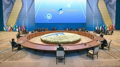 Kazakistan&rsquo;da Avrasya Ekonomik Birliği &uuml;ye ve g&ouml;zlemci &uuml;lke liderleri toplandı