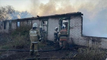 Kazakistan'ın Kostanay eyaletindeki orman yangını 5. gününde kontrol altına alındı