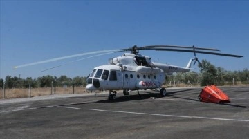 Kazdağları'nda muhtemel yangınlarda görev yapacak helikopter Edremit'te konuşlandırıldı