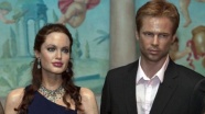 Angelina Jolie ve Brad Pitt... Kendileri ayrılmadan heykelleri ayrıldı