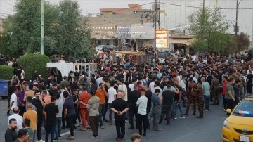 Kerkük'te 4 kişinin hayatını kaybettiği olaylar protesto edildi