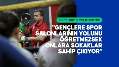 Kick boks&ccedil;u muhtar, &ccedil;ocukları spora y&ouml;nlendiriyor
