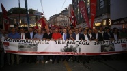 Kılıçdaroğlu&#39;nun konvoyuna saldırıyı protesto ettiler
