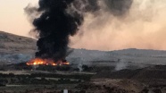 Kilis&#039;te askeri alanda yangın
