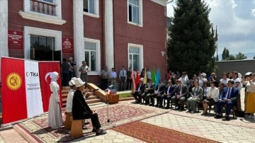 Kırgızistan Talas Devlet Üniversitesinde Türkçe sınıfı açıldı