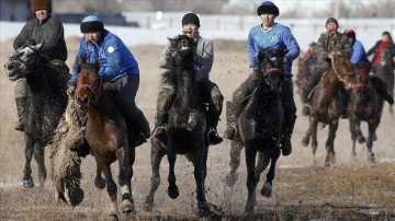 Kırgızların atlı spor tutkusu: Kökbörü