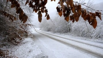 Kırklareli'nin yüksek kesimlerinde kar şiddetini arttırdı
