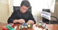 Kısıtlı imkanlarla meslek lisesinde robot yapıyor