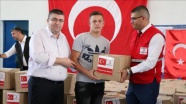 Kızılaydan Arnavutluk'taki yetim ailelere yardım