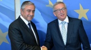 KKTC Cumhurbaşkanı Akıncı, Juncker ile görüştü