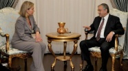 KKTC Cumhurbaşkanı Akıncı Mogherini ile görüştü