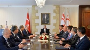 KKTC Cumhurbaşkanı Akıncı siyasi parti başkanlarıyla görüştü